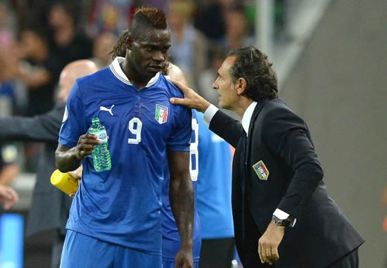 Prandelli: I will not drop Balotelli