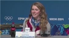 Shiffrin felt 'free' upon winning gold medal.