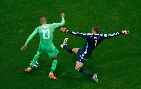 Germany 2 : 1 Algeria - Germany edge past Algeria