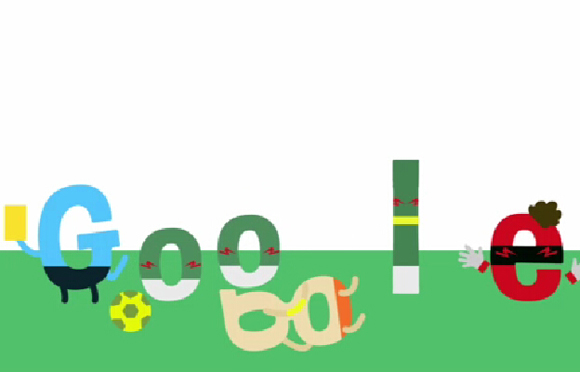 Jokes! Latest Google Doodle ribs Holland’s Arjen Robben for his diving antics