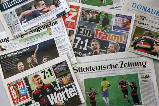 A nation reacts: How the German and Argentine press reported the World Cup final
