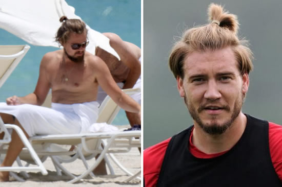 That awkward moment when Leonardo DiCaprio and Nicklas Bendtner become the same person