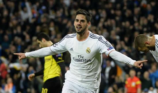 Liverpool track Isco as Real Madrid look to fund Rodriguez swoop