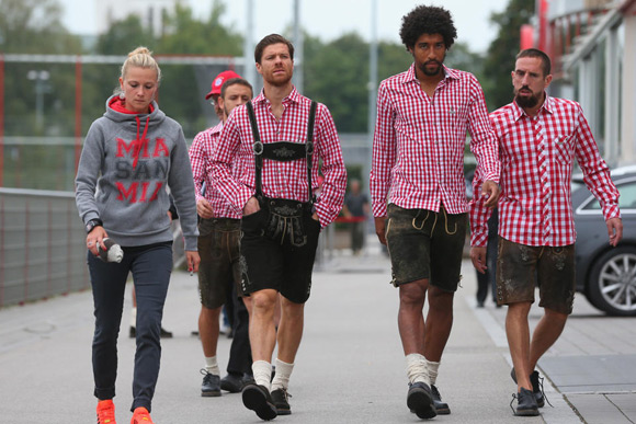 Xabi Alonso is already wearing lederhosen