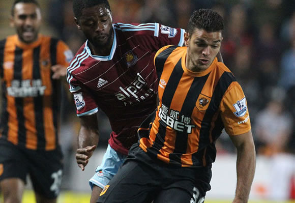 Hull City 2 - 2 West Ham United: Hull held by Hammers