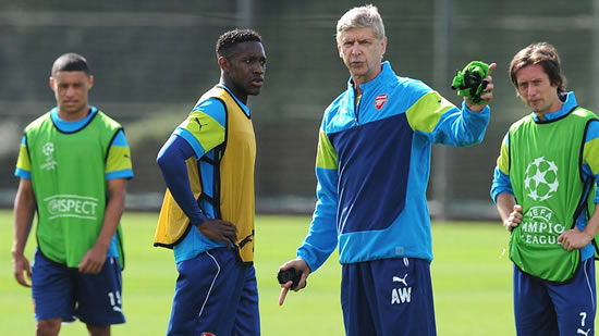 Arsene Wenger does not think Danny Welbeck can be compared to Thierry Henry