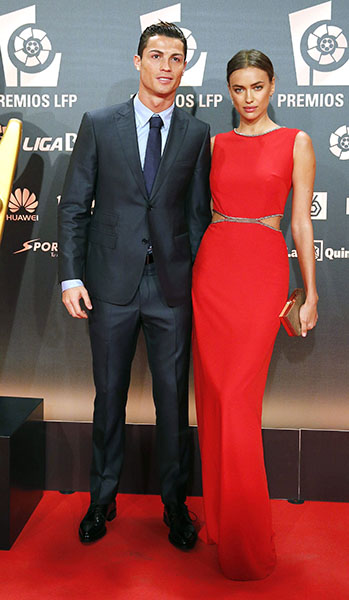 Cristiano Ronaldo and Irina Shayk stun on rare red carpet appearance