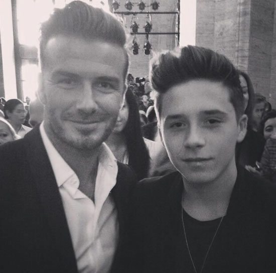 Arsenal beat Man Utd and Chelsea to the signing of Brooklyn Beckham