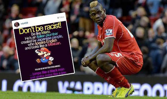 Super stupid Mario! Liverpool ace Balotelli faces FA probe for sharing 'antisemitic' post