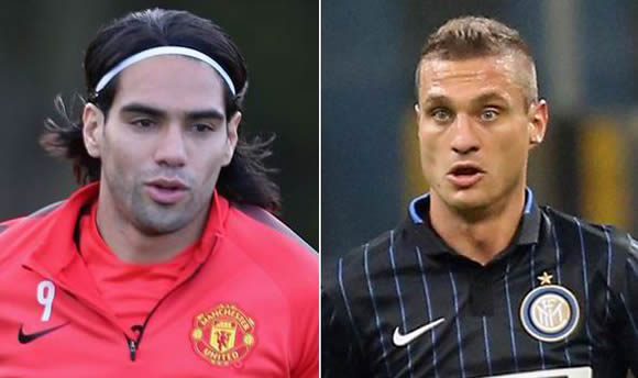 Falcao's first-team hopes scuppered as Vidic rubbishes rumours of shock return