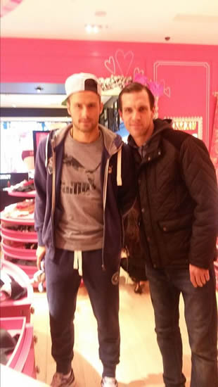Late Christmas present? Arsenal's Olivier Giroud spotted shopping in Victoria Secret