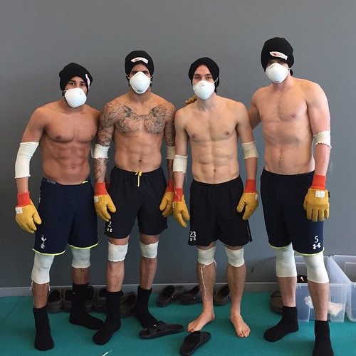 Eriksen and Vertonghen join Tottenham stars in ice chamber