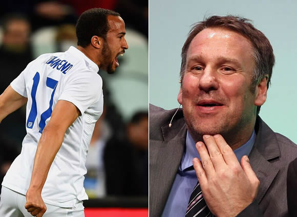 'Not bad ay Merse?': Andros Townsend takes to Twitter to mock Arsenal legend Paul Merson after scoring for England
