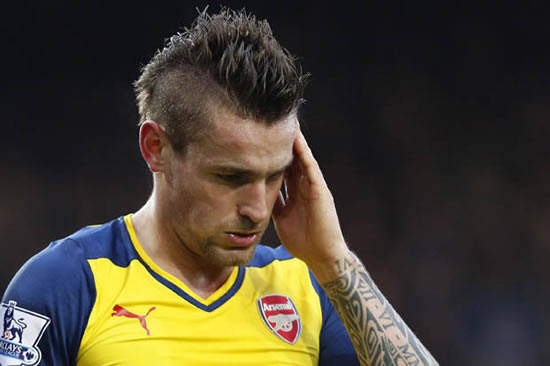 Arsenal star Mathieu Debuchy wants to sign off the season in style