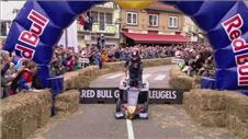 FUNNY! F1's Verstappen hits bump in soapbox race