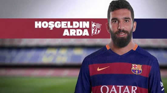 Arda Turan a Barca man