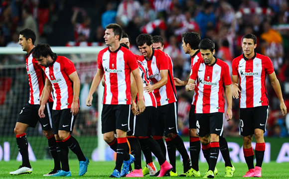 Bilbao thrash Barca in Spanish Super Cup behind Aduriz's hat trick