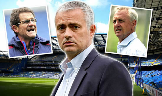 Chelsea's problems are all your fault, Jose! Mourinho slammed by Capello and Cruyff