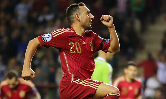Spain 4-0 Luxembourg: Alcacer and Cazorla at the double in routine win