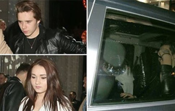 Beckham's son and Mourinho's daughter could be an item