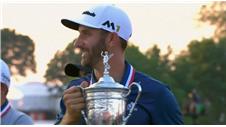 Dustin Johnson wins the U.S. Open