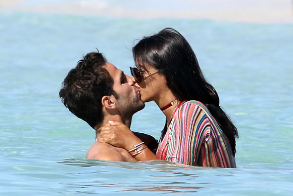 Cesc Fabregas takes a break from pre-season duties to relax in Spain just seven days before Chelsea’s Premier League kick-off