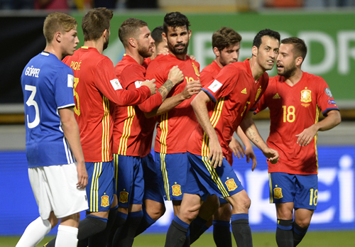 Spain 8 - 0 Liechtenstein: Second-half onslaught carries Spain to 8-0 win