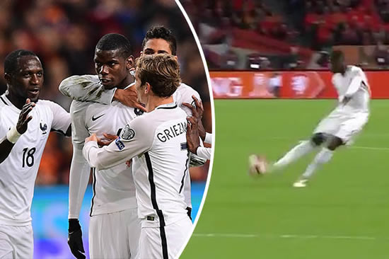 Paul Pogba answers critics with THIS stunning long-range strike against Holland