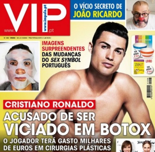 Cristiano Ronaldo accused of being addicted to botox