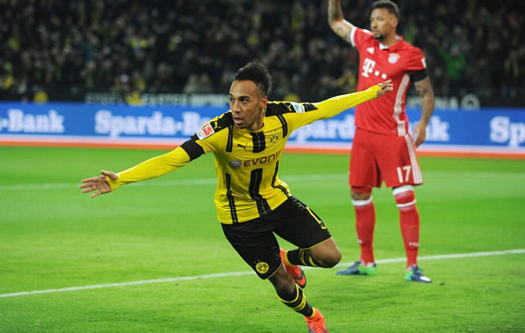 Borussia Dortmund 1 - 0 Bayern Munich: Pierre-Emerick Aubameyang gives Borussia Dortmund victory over Bayern Munich