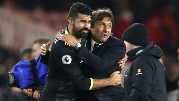 Conte finally has selection issues with Costa, Kante suspended