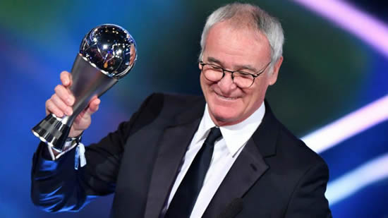Ranieri beats Zidane to Coach of the Year