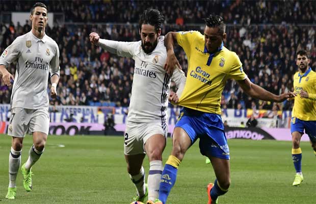Real Madrid 3-3 Las Palmas: Late show Ronaldo rescues point for 10-man Madrid