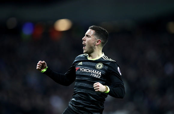West Ham United 1 - 2 Chelsea FC: Eden Hazard and Diego Costa on target as Chelsea open up 10-point lead at top