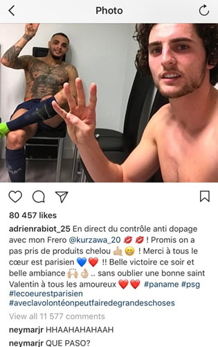 Neymar Continues To Troll PSG Players With Brilliant Instagram Comments