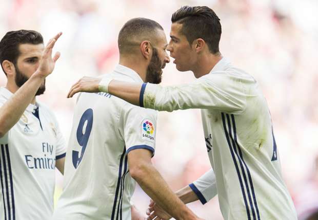 Athletic Bilbao 1 Real Madrid 2: Benzema and Casemiro send Zidane's side five points clear