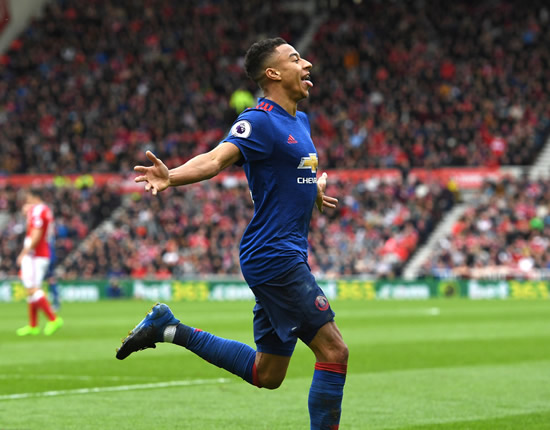 Middlesbrough 1 - 3 Manchester United: Jesse Lingard lifts Manchester United to victory and up to fifth