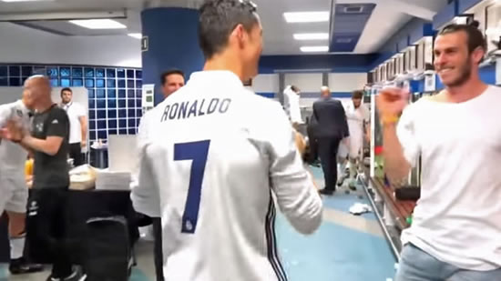 Real Madrid dressing room gave Cristiano Ronaldo an ovation