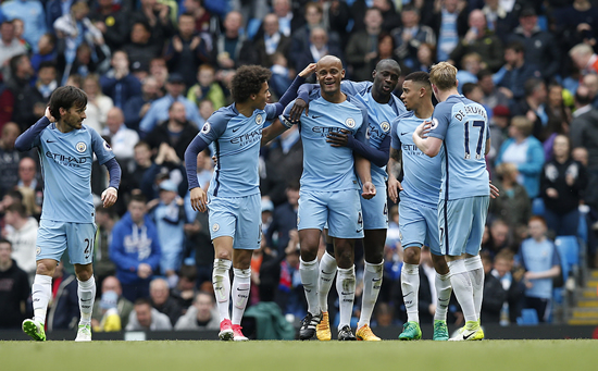 Manchester City 5 - 0 Crystal Palace: City turn on the style to boost top-four push