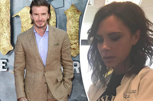 Posh snubs David Beckham's King Arthur movie debut to put daughter Harper to bed