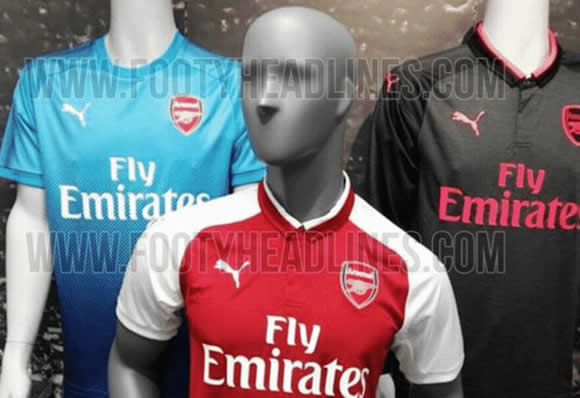 Leaked: Arsenal's new kit for the 2017/18 Premier League season