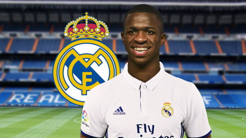 Real Madrid make Vinicius Jr deal official