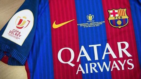 Barcelona will wear commemorative badge on kit for Copa final