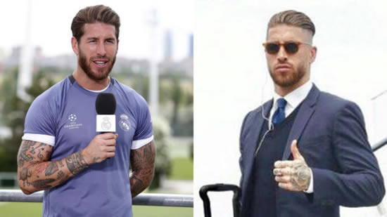 Sergio Ramos changes hairstyle for the final