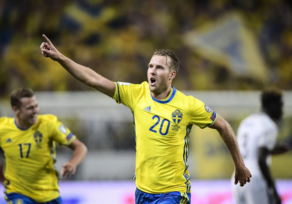 Sweden 2 - 1 France: Stunning last-gasp Ola Toivonen strike sinks France