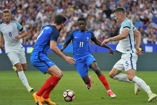 France 3 England 2: Three Lions outclassed by Didier Deschamp's men - who had ten men