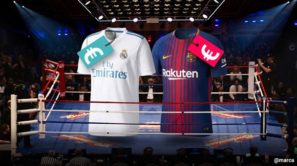 The shirt price war between Real Madrid and Barcelona