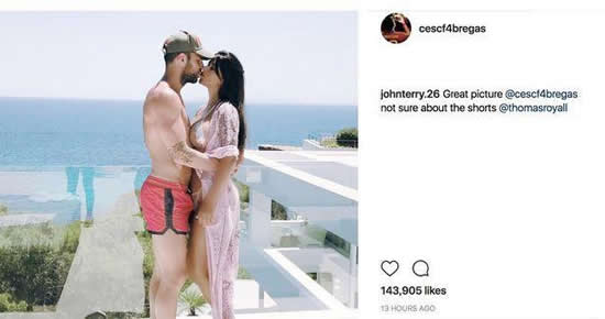 Cesc Fabregas brilliantly trolled by John Terry over questionable holiday picture
