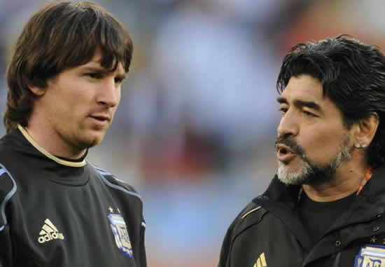 Maradona says invitation to Messi wedding must have 'got lost somewhere'