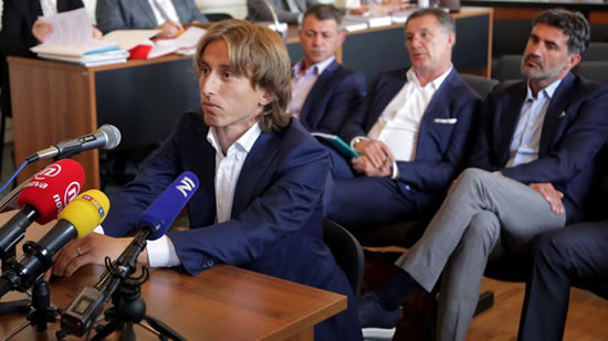 Modric: I have a clear conscience, I've not committed any crime
